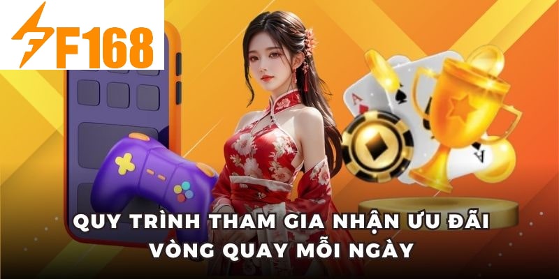Quy trình tham gia nhận ưu đãi vòng quay mỗi ngày